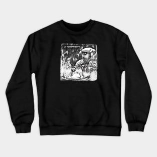 cosmonaut dj set Crewneck Sweatshirt